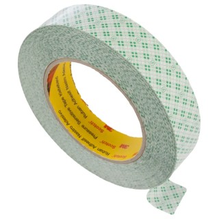 3M Transparent Transfer Tape with Aluminium Foil Backing, Acrylic Adhesive, 25mm Width, 55m Length, 0.09mm 465 25mmX55m
