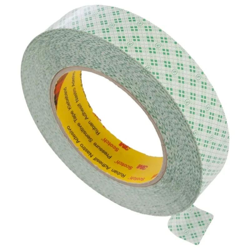 3M Transparent Transfer Tape with Aluminium Foil Backing, Acrylic Adhesive, 25mm Width, 55m Length, 0.09mm 465 25mmX55m