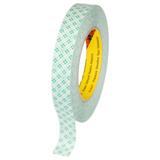 3M Transfer Tape 465 Clear, Aluminium Foil Backing, Acrylic Adhesive, 19mm Width x 55m Length, 2.7N/cm Adhesion 465 19mmX55m