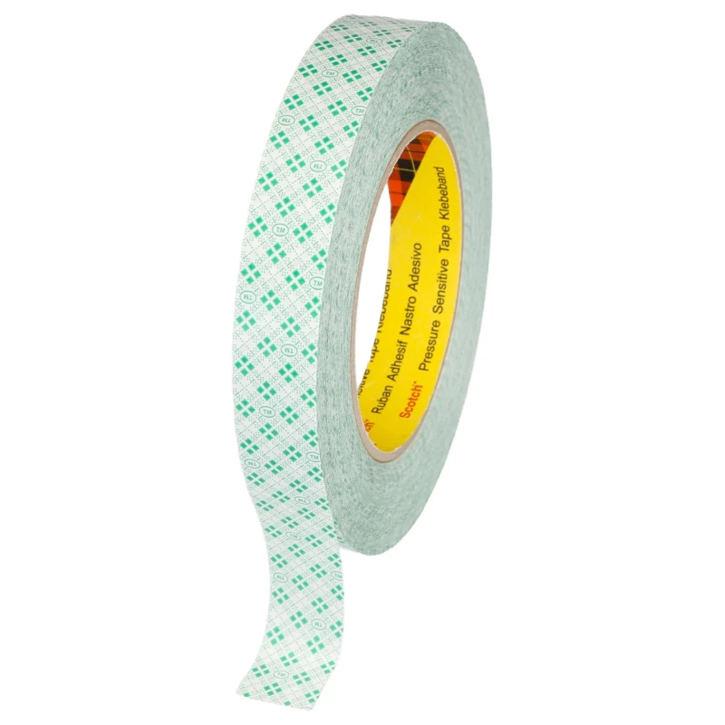 3M Transfer Tape 465 Clear, Aluminium Foil Backing, Acrylic Adhesive, 19mm Width x 55m Length, 2.7N/cm Adhesion 465 19mmX55m