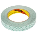 3M Transfer Tape 465 Clear, Aluminium Foil Backing, Acrylic Adhesive, 19mm Width x 55m Length, 2.7N/cm Adhesion 465 19mmX55m