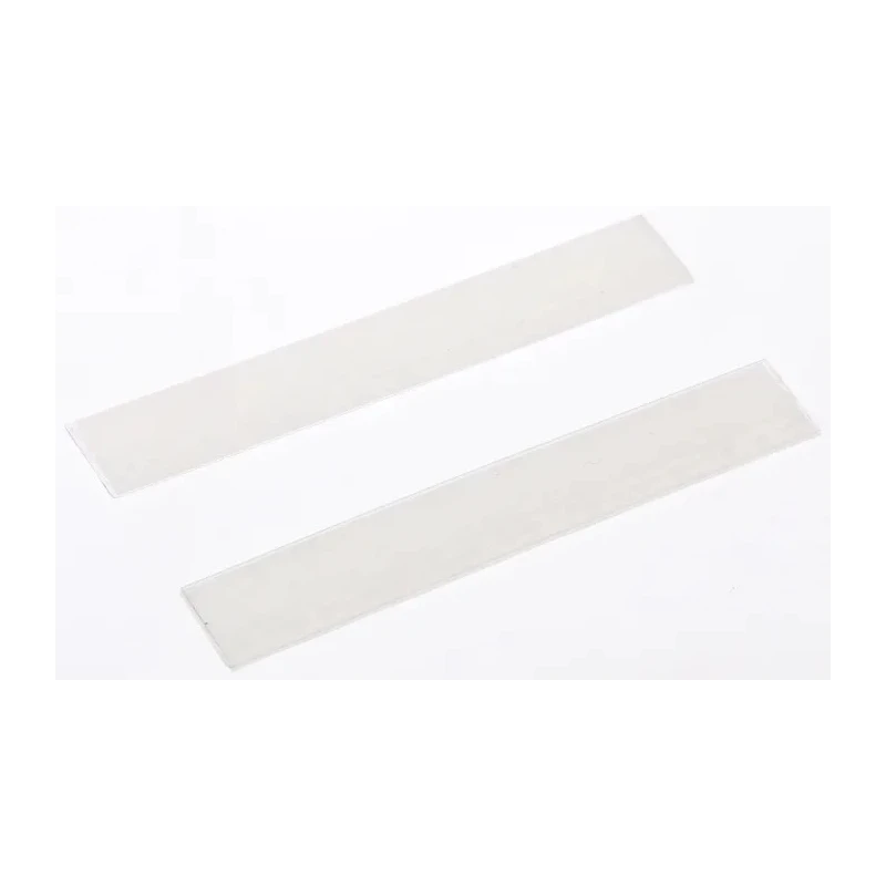 Raaco Drawer Labels Painted Steel, 10 mm Height x 64 mm Width x 1 mm Depth, White 107761