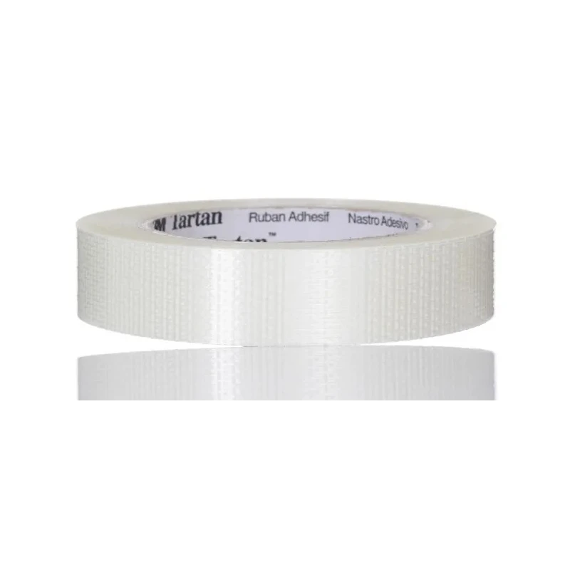 3M Transparent Filament Tape 25mm x 50m, Synthetic Rubber Adhesive, High Tensile Strength 8954 25mmX50m