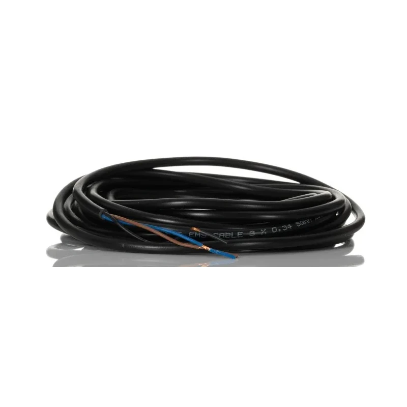 RS PRO Sensor Actuator Cable Female 3 Way M8 to Unterminated 5 m 60V Polyurethane Jacket Black 206-4935