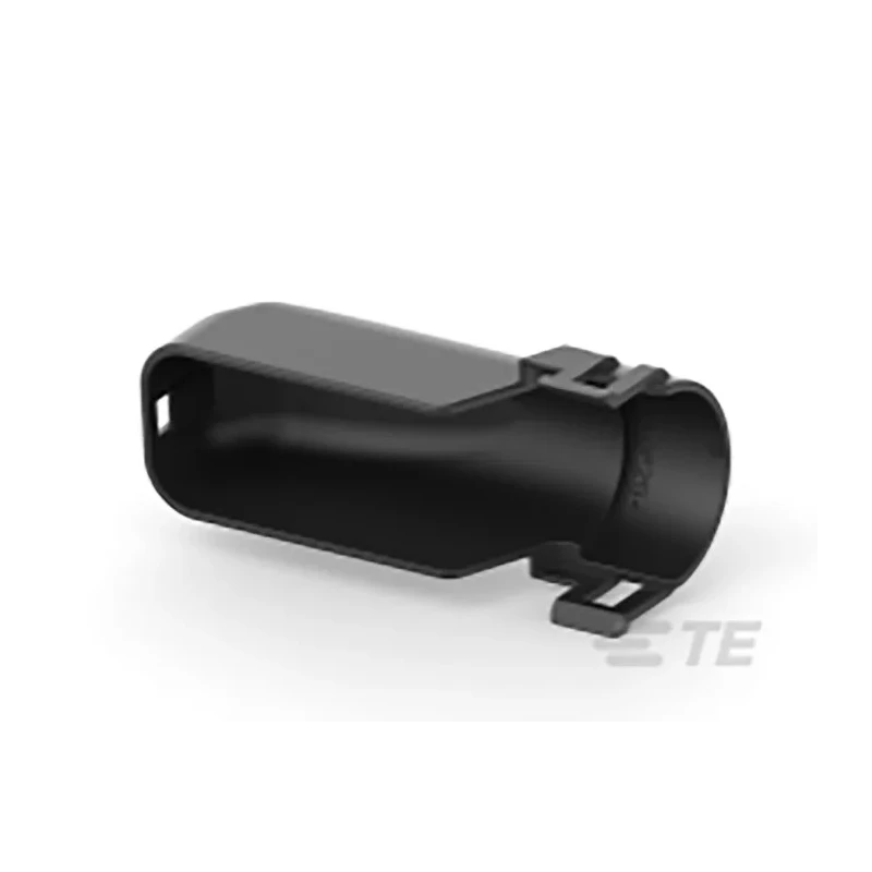 TE Connectivity LEAVYSEAL 26-way Automotive Connector Backshell Cover Cable Exit Black 2112046-2