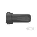 TE Connectivity LEAVYSEAL 26-way Automotive Connector Backshell Cover Cable Exit Black 2112046-2