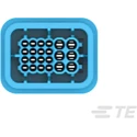 TE Connectivity LEAVYSEAL Automotive Connector Male Black Cable 22 Way Crimp Termination 3-1823449-1