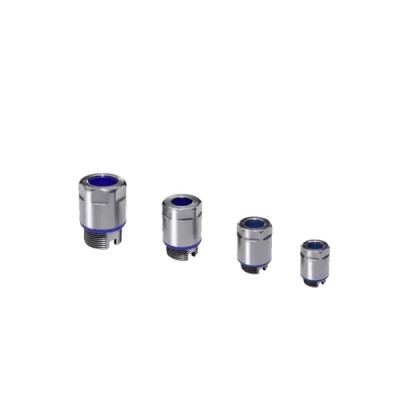 Rittal 2410001 Series Metallic Stainless Steel Cable Gland M25 Thread, 12 mm to 17 mm Cable Diameter, IP68 Rated 2410031