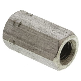 RS PRO 24 mm Plain Stainless Steel Coupling Nut M8 206-2268