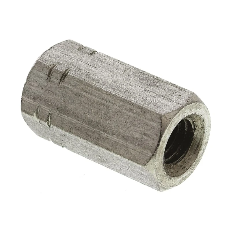 RS PRO 24 mm Plain Stainless Steel Coupling Nut M8 206-2268
