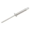 RS PRO Aluminium Dome Head Blind Rivet 4 mm Diameter, 21 mm Length, Plain Finish 206-5326
