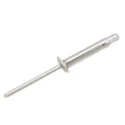 RS PRO Aluminium Dome Head Blind Rivet 4.8 mm Diameter, 15.3 mm Length, Plain Finish 206-5327