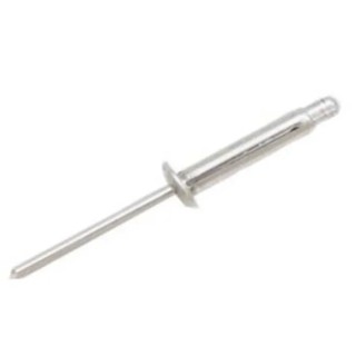 RS PRO Aluminium Dome Head Blind Rivet 4.8 mm Diameter, 15.3 mm Length, Plain Finish 206-5327