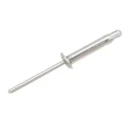 RS PRO Aluminium Blind Rivet Dome Head 4 mm Diameter, 18.8 mm Length, Plain Finish 206-5325