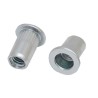 RS PRO M8 Threaded Insert Plain Finish Diameter 11 mm Maximum Material Thickness 3.5 mm Model 206-5501