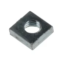 RS PRO M8 13mm Steel Square Nut Bright Zinc Finish Left Hand Thread Grade 8.8 Model 837-262
