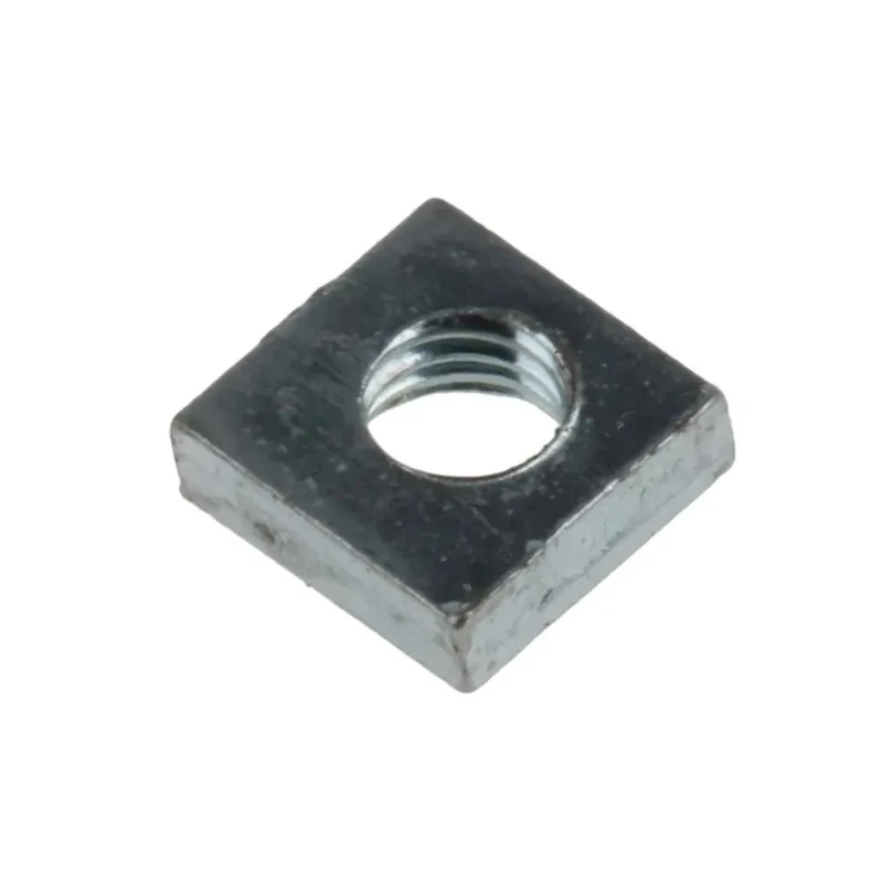 RS PRO M8 13mm Steel Square Nut Bright Zinc Finish Left Hand Thread Grade 8.8 Model 837-262