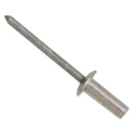 RS PRO Steel Dome Head Sealed Blind Rivet 3.2 mm Diameter, 8 mm Length, Plain Finish 206-5444