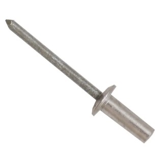 RS PRO Steel Blind Rivet Dome Head 4mm Diameter, 8mm Length, Grip 1.5-3mm 206-5448