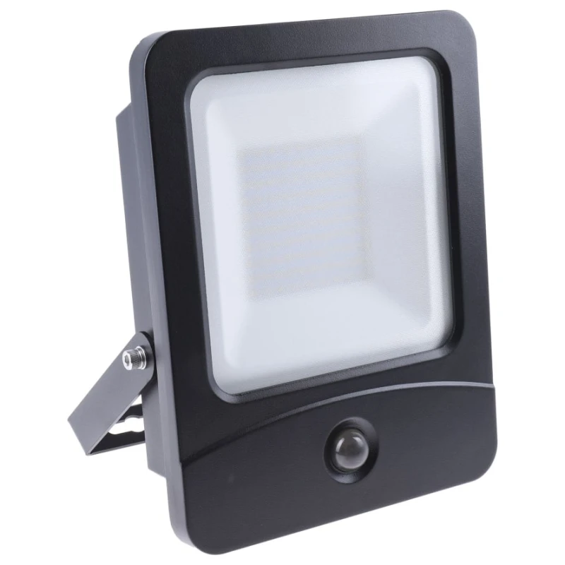 PowerLED Floodlight 70W LED, 2835 LEDs, 5000 lm, 5000K White, IP65, PIR Sensor Included Flex-PIR-70-5K