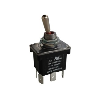 RS PRO Toggle Switch PCB Mount On-On DPDT Solder Terminal 250 V ac 206-6975