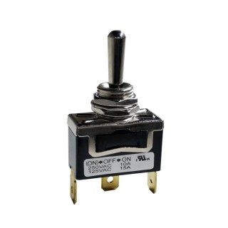 RS PRO Toggle Switch PCB Mount On-Off-On SPDT Solder Terminal 250 V ac 10A 206-7007