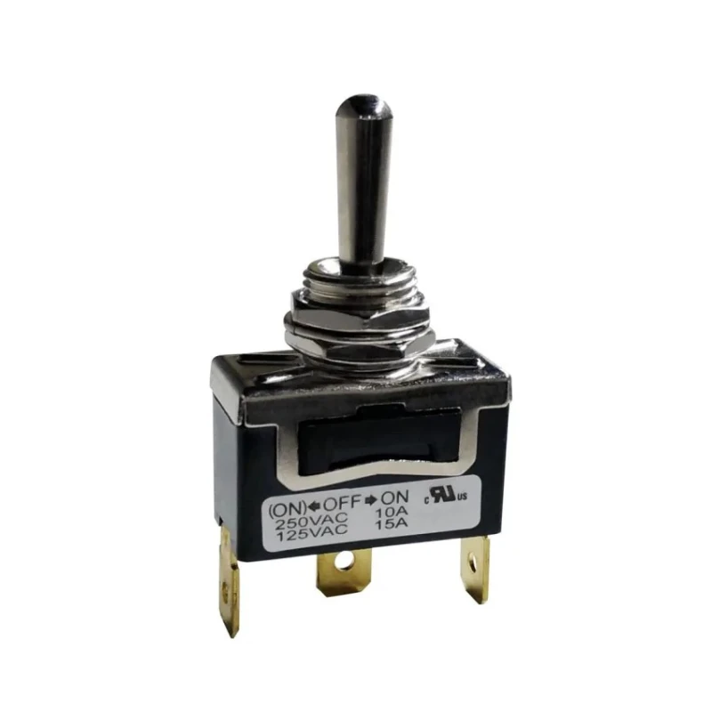 RS PRO Toggle Switch PCB Mount On-Off-On SPDT Solder Terminal 250 V ac 10A 206-7007