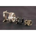 Amphenol Limited MILSize 17 Straight Circular Connector Backshell Strain Relief Aluminium Alloy Black Grey M85049/38-17A