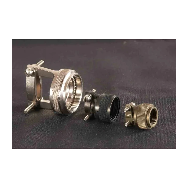 Amphenol Limited MILSize 17 Straight Circular Connector Backshell Strain Relief Aluminium Alloy Black Grey M85049/38-17A