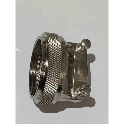 Amphenol Limited MILSize 17 Straight Circular Connector Backshell Strain Relief Aluminium Alloy, Grey, 29.46mm M85049/38S17N