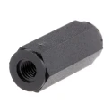 Essentra Threaded Standoff Nylon Hex, M3 Thread Size, 15 mm Body Length, 6 mm Across Flats HTSN-M3-15-6-1
