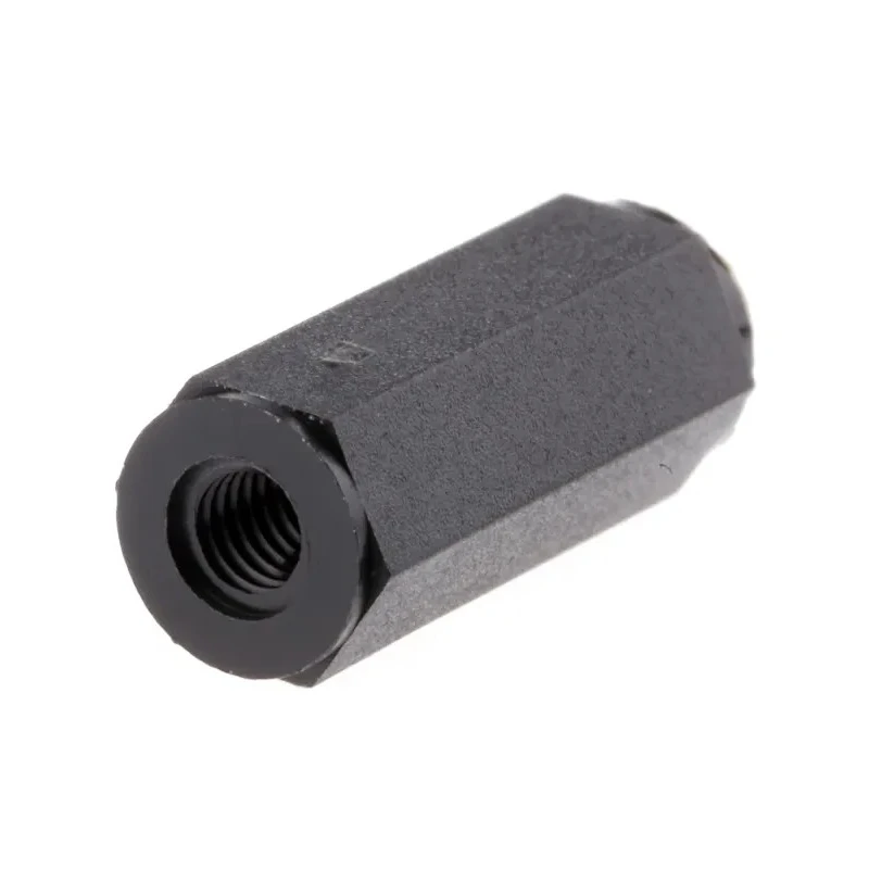 Essentra Threaded Standoff Nylon Hex, M3 Thread Size, 15 mm Body Length, 6 mm Across Flats HTSN-M3-15-6-1