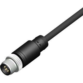 RS PRO Male 8 Way Straight to Unterminated Free End Sensor Actuator Cable 10 m, Polyurethane Jacket, IP67 Rated 206-7641
