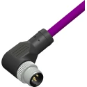 RS PRO Male 5 way Right Angle to Male Free End Sensor Actuator Cable, 10 m 206-7633