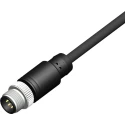 RS PRO Sensor Actuator Cable Male 8 Way Straight to Male Straight, Unterminated, Polyurethane Jacket, 5 m 206-7640