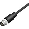 RS PRO Sensor Actuator Cable Male 8 Way Straight to Male Straight, Unterminated, Polyurethane Jacket, 5 m 206-7640