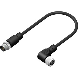 RS PRO Sensor Actuator Cable Polyurethane Jacket Black 10 m 30V IP67 206-7648