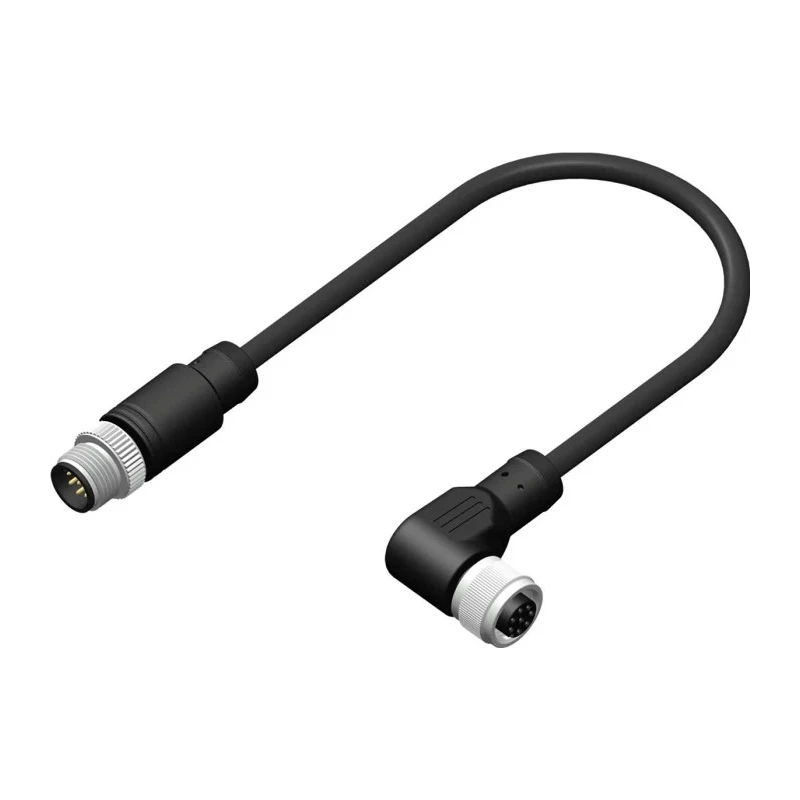 RS PRO Sensor Actuator Cable Polyurethane Jacket Black 10 m 30V IP67 206-7648