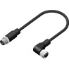 RS PRO Sensor Actuator Cable Polyurethane Jacket Black 10 m 30V IP67 206-7648