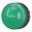 Eaton Green Pilot Light, 23 mm Cutout Diameter, Round Dome Shape, Plastic Bezel, IP67 & IP69K Panel Mount 216780 M22-LH-G