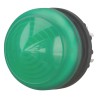 Eaton Green Pilot Light, 23 mm Cutout Diameter, Round Dome Shape, Plastic Bezel, IP67 & IP69K Panel Mount 216780 M22-LH-G