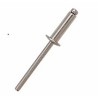 RS PRO Stainless Steel Dome Head Blind Rivet 4.8 mm Diameter, 12 mm Length, Grip 6-8 mm, DIN 7337 206-7761