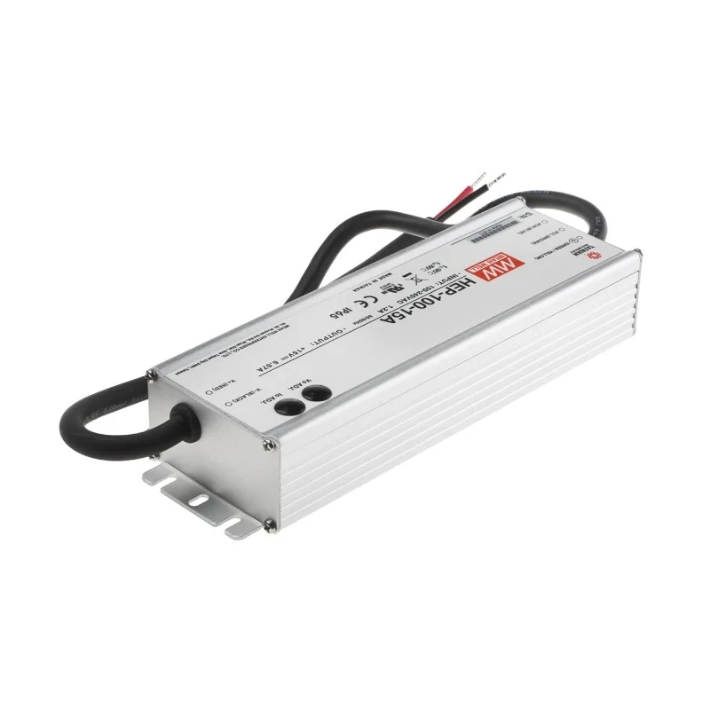 MEAN WELL Industrial Grade Switching Power Supply 15V DC 100W 6.67A Output Chassis Mount HEP-100-15A
