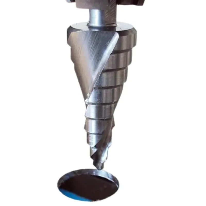 Bosch HSS Step Drill Bit 6 to 39 mm Diameter, 93.5 mm Length, Triangular Shank, High-Speed Steel 2608597521