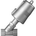 Festo Pneumatic Actuated Angle Seat Valve 40 bar 1/2 in Threaded NC Spring Return VZXF-L-M22C-M-B-G12-130-M1-V4V4T-50-40