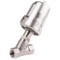 Festo Pneumatic Actuated Angle Seat Valve 40 bar 1/2 in Threaded NC Spring Return VZXF-L-M22C-M-B-G12-130-M1-V4V4T-50-40