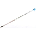 Brannan Immersion Glass Thermometer 150 °C Max, Red Spirit Filling, ±1 Division Accuracy 44/406/0