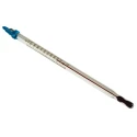 Brannan Immersion Glass Thermometer, 110 °C Max, Red Spirit Filled, ±1 Division Accuracy 44/430/0