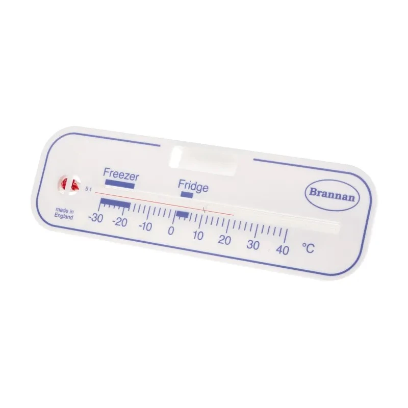 Brannan Glass Thermometer Molded Food-Safe Non-Toxic Fluid Filling ±1°C Accuracy 40°C Max 22/483/2