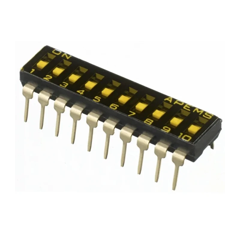 APEM Top Lever Recessed Rotary Coded DIP Switch IKD100000